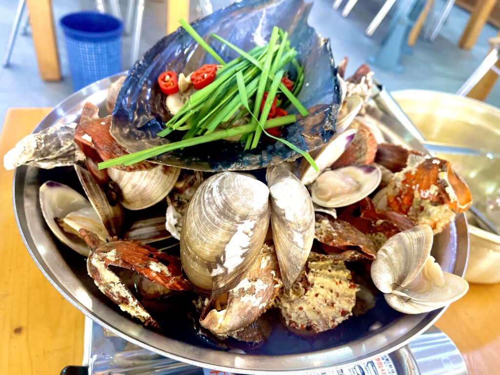 soup of clams and oysters